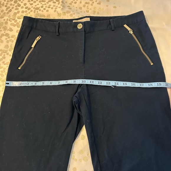 Michael Kors Navy Straight Dress Pants - Picture 4 of 8